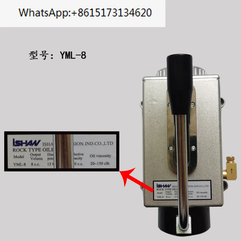 CLHA-20 Manual Lubricating Machine CLA-8 Taiwan Yuxiang Original YML-8 Manual Grease Pump YGL-T08