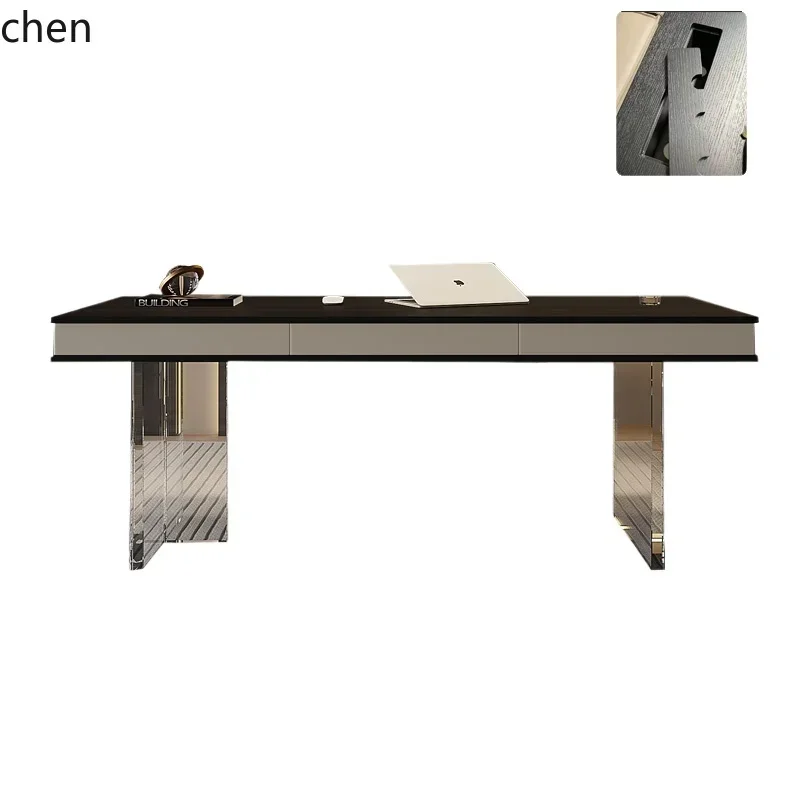 y9.3-  Minimalist Adult Home Living Room Acrylic Suspended Office Computer Desk Ready to ship and purchase with peace of mind