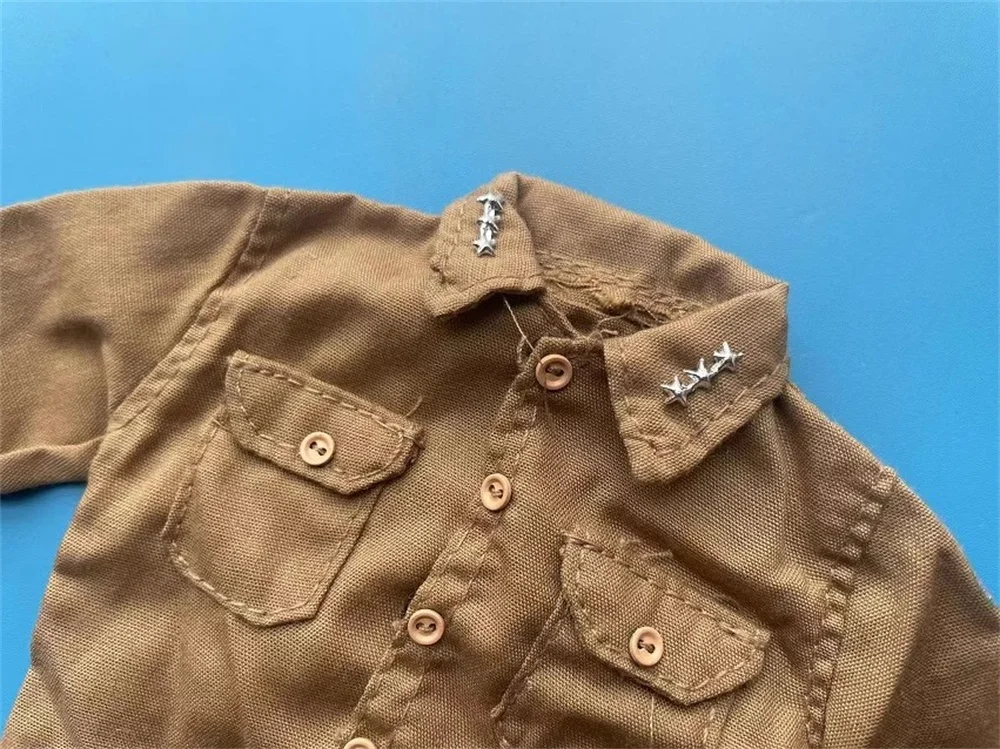 Najlepiej sprzedający się model w skali 1/6 DML WWII US. Strój żołnierza: koszula, płaszcz, topy, akcesoria dla figurki akcji 12 cali DID COO BD001, DIY