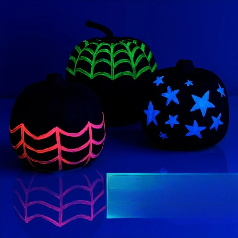 Neon Blacklight Acrylic Craft Paint, Matte Finish, Pink