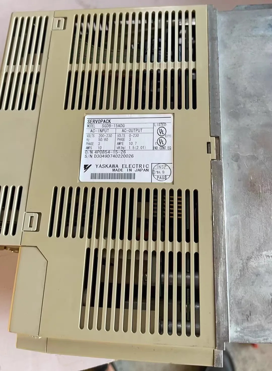 SGDB-15ADG Brand New Servo Drive Original Genuine，Fast shipping，SGDB-15ADG