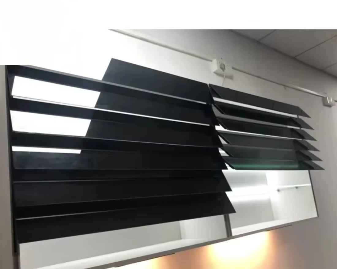 furniture glass rolling shutter door