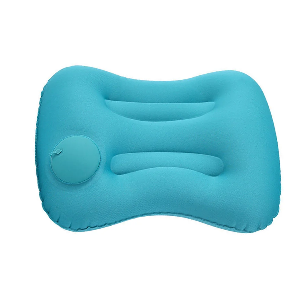

Lightweight Inflatable Camping Pillow Portable Foldable Travel Cushion Support Neck Comfortable Back Cushion for Outdoor Car Use