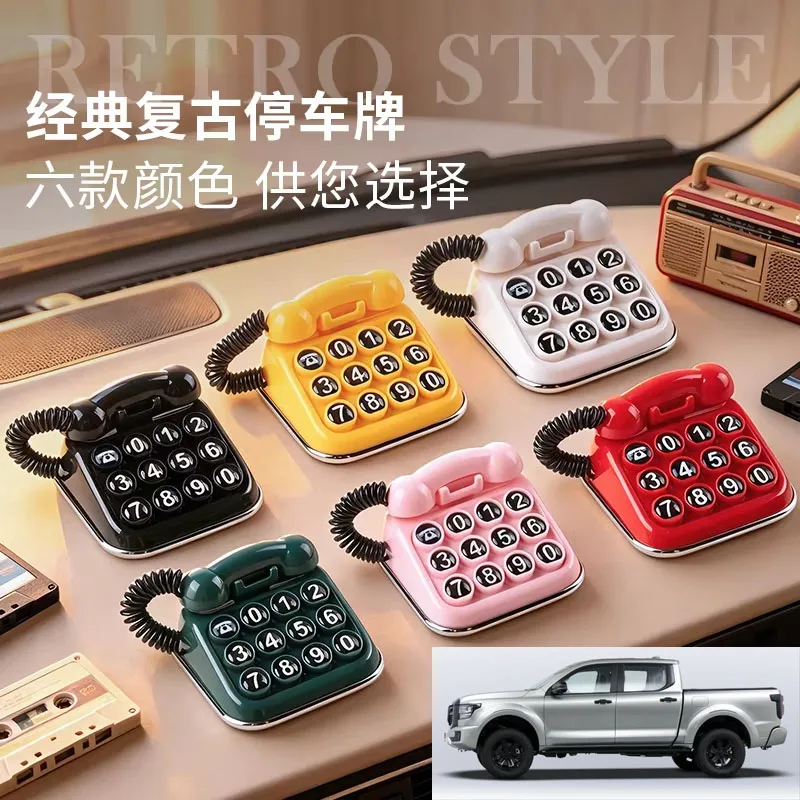 FOR GreatWallMotor GWM Parking Number Plate, Car Phone Number Sign, Hidden Number Design, Car Interior Decoration