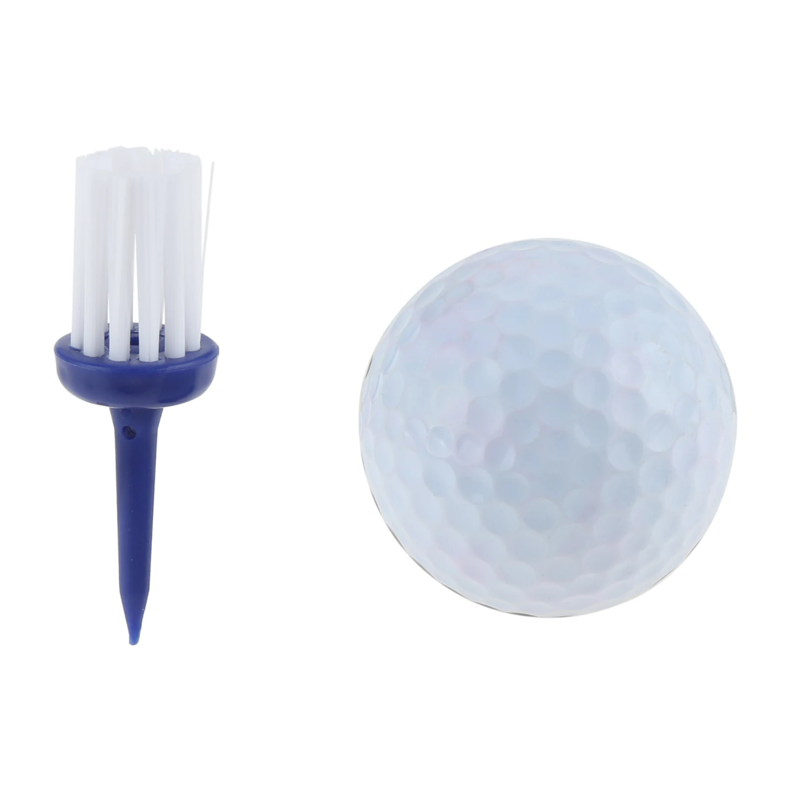 10 Pcs Plastic Golf Tees Brush Blue 57mm/52mm Indoor Outdoor Golf Practice Training Aids Portable Golfers Equipments Golf Tools