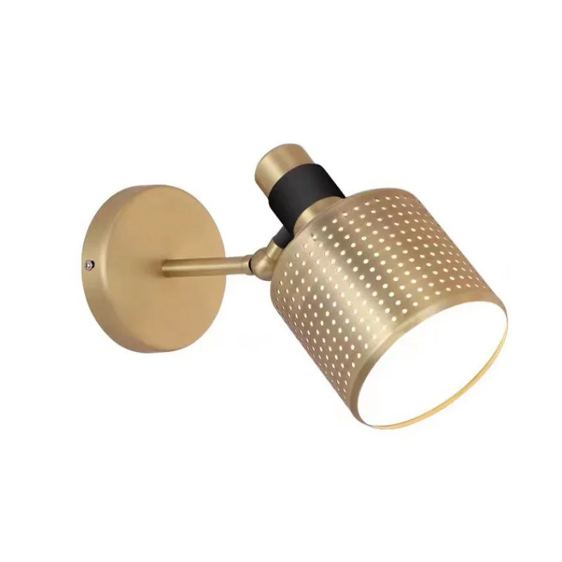 

Свет Роскошный фон для гостиной Настенный светильник Простой и креативный Современный коридор Спальня Выставочный зал Отель Прикроватная лампа