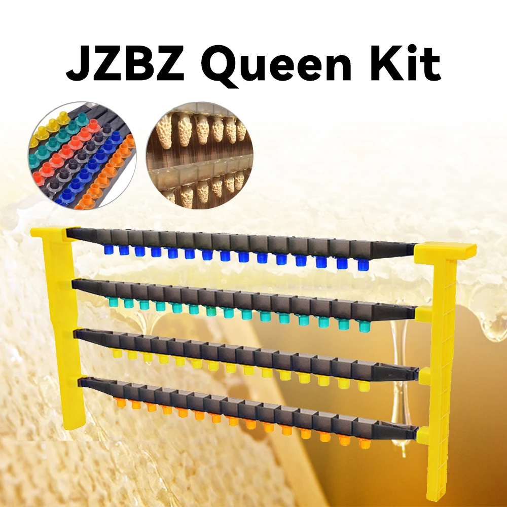 Beekeeping Queen Rearing System Plastic Queen Rearing Frame Kit with JZBZ Cell Bar Cell Holder Beekeeping Equipment