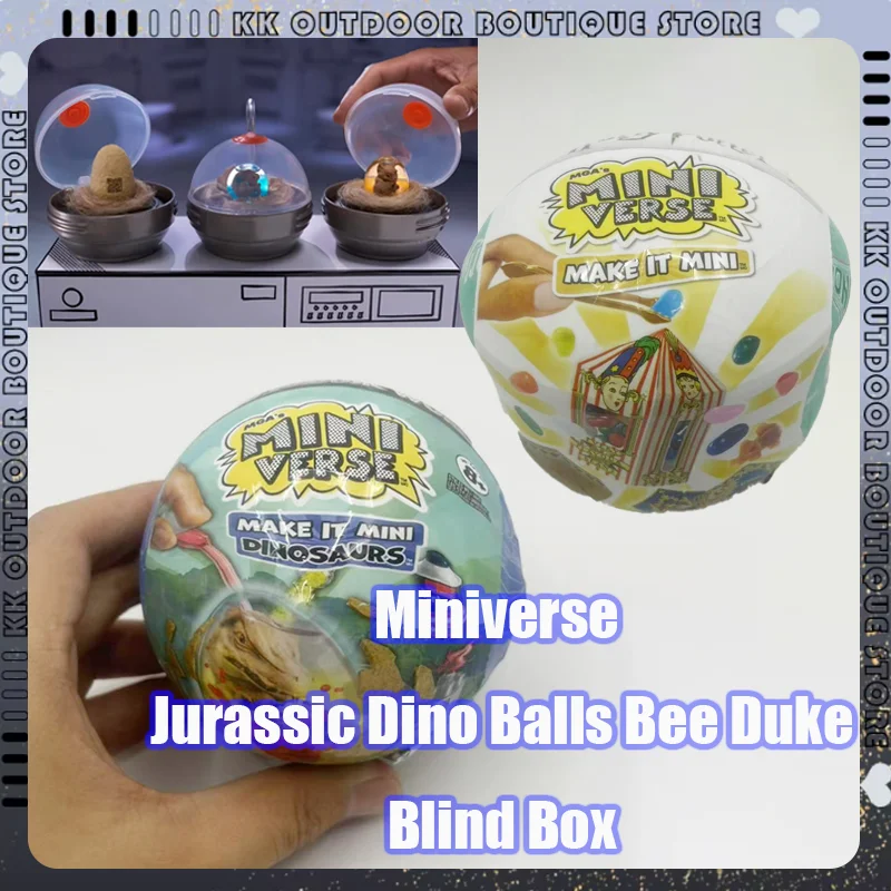 

Miniverse Jurassic World Dino Balls Blind Box Mini Dinosaurs Diy Toys Dinosaur Eggs Model Mystery Box Kids Ornament Custom Gift