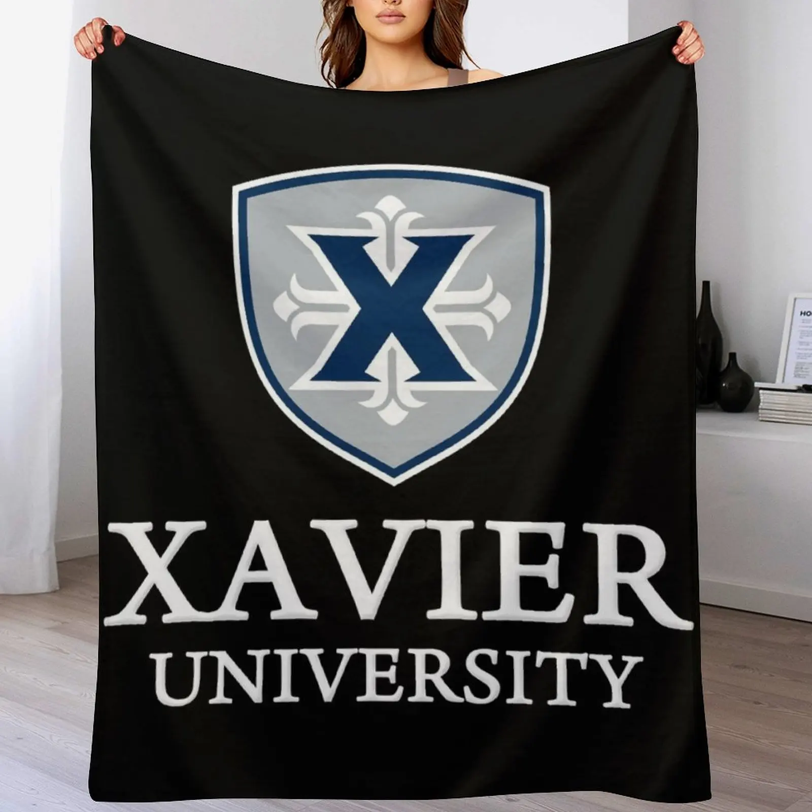 

Xavier University Throw Blanket Luxury Brand Blankets For Sofas Thermals For Travel Blankets