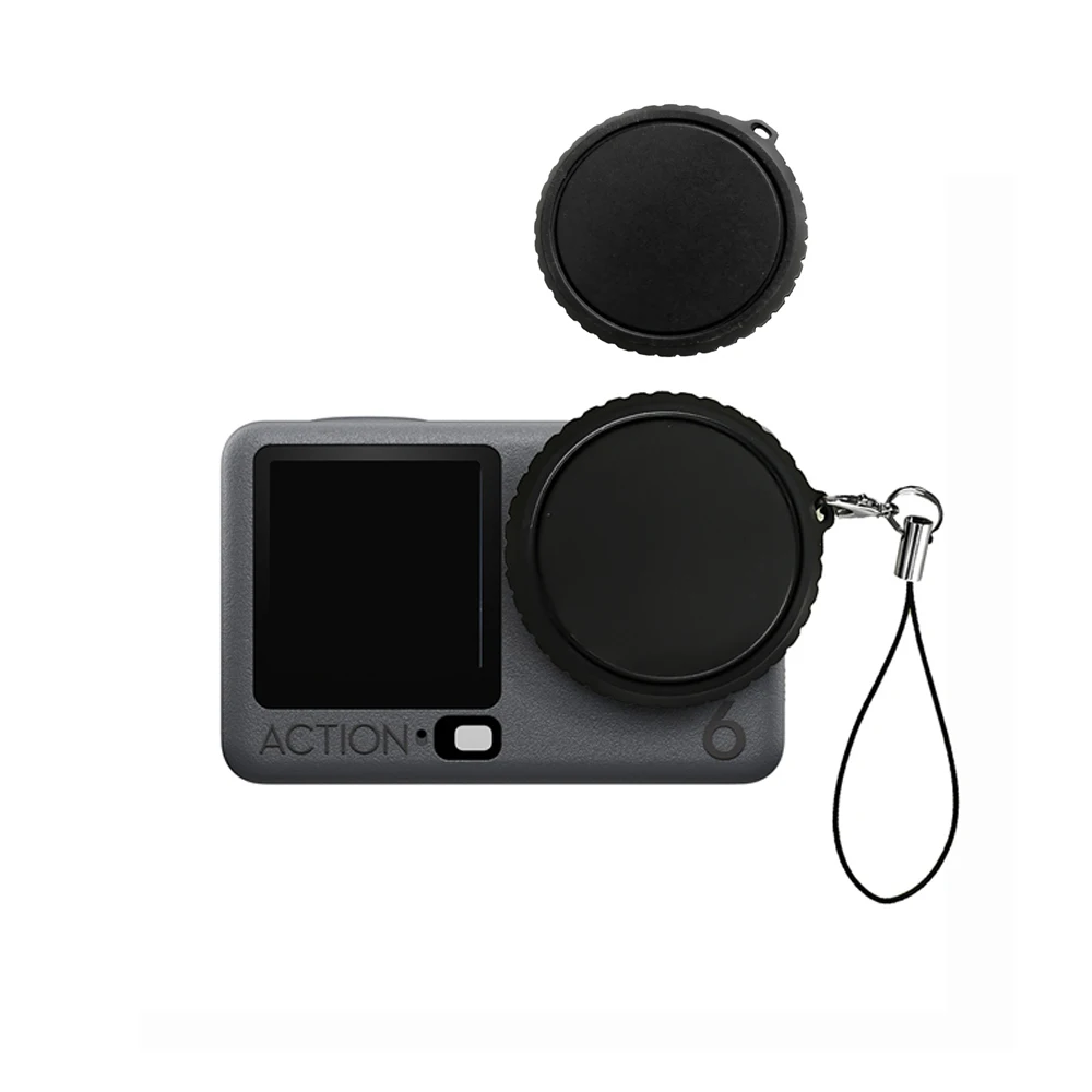

TPU Lens Cap For DJI Osmo Action 6, Camera Lens Cover Scratchproof Camera Lens Protective Cover for Osmo Action6 Accessories