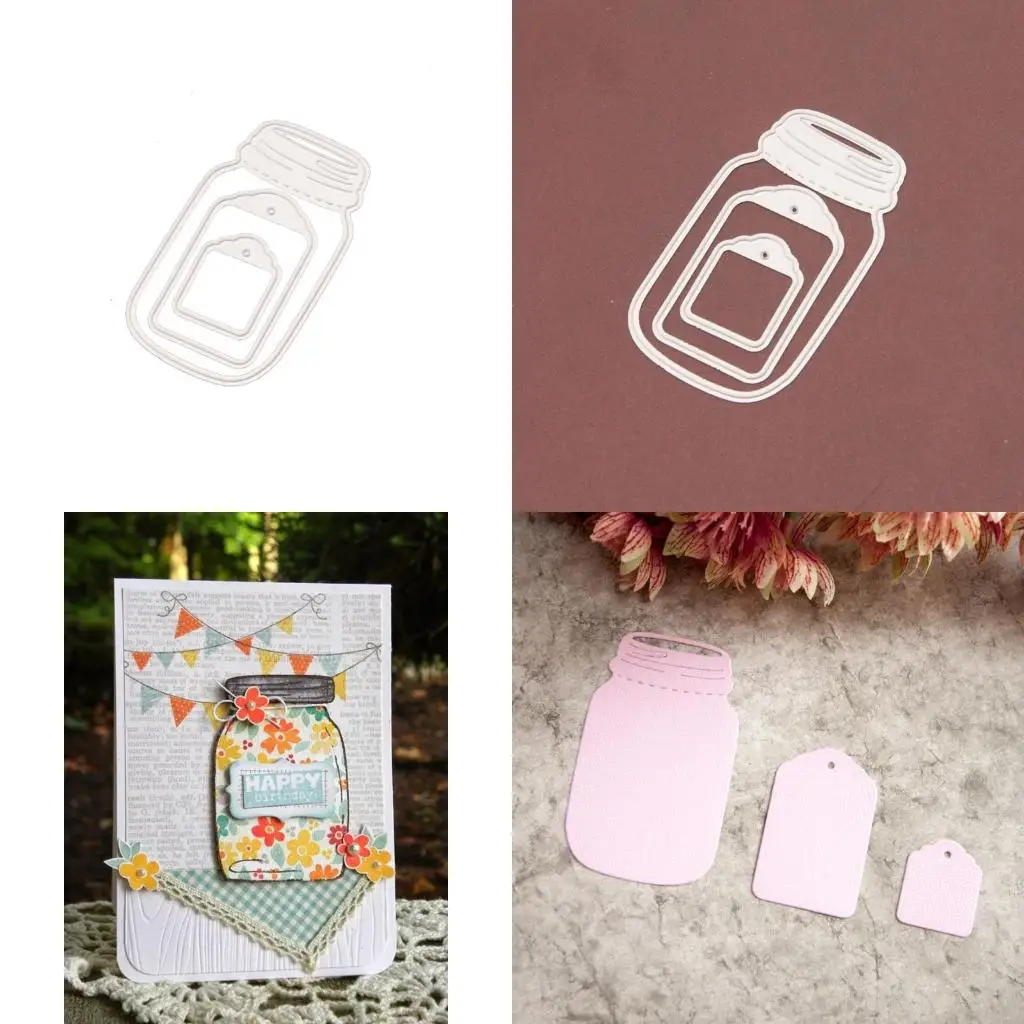 

Wishing Bottle Cutting Dies Stencil DIY Scrapbooking Embossing Album Paper Card high quality