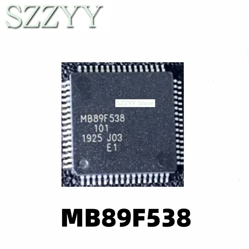 

5 шт. микроконтроллеров MB89F538 QFP64 в упаковке MB89F538-101PMC-GE1