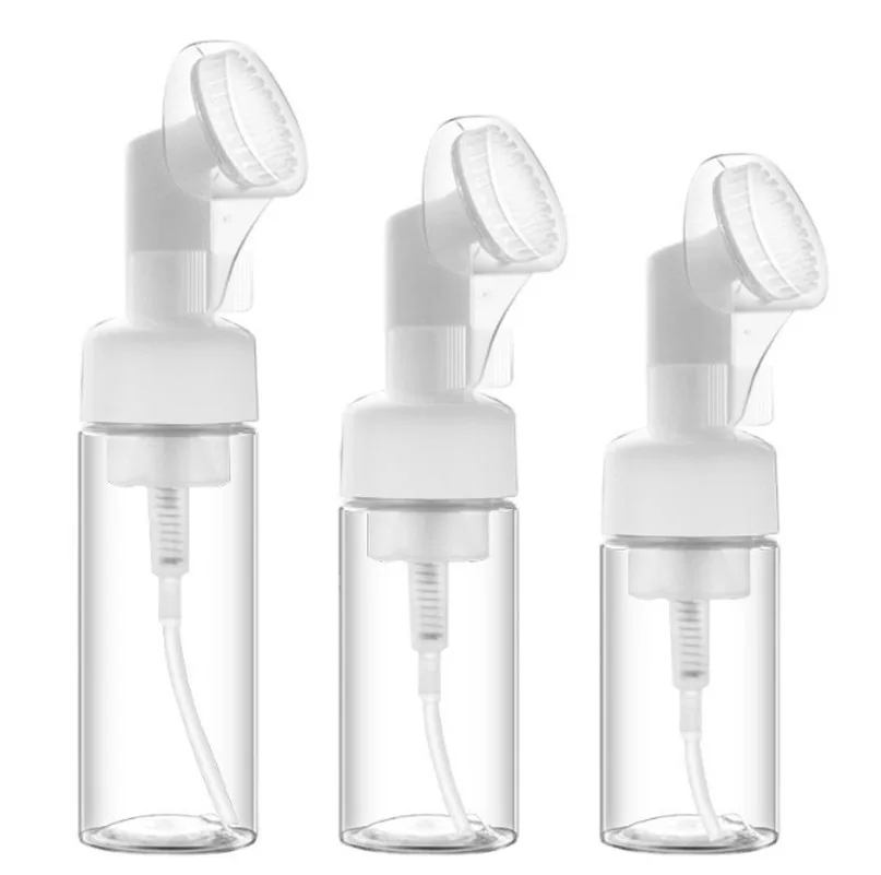 PET bottle cleansing mousse bottle Soft silicone foam brush Foam bottle 100ML / 200ML