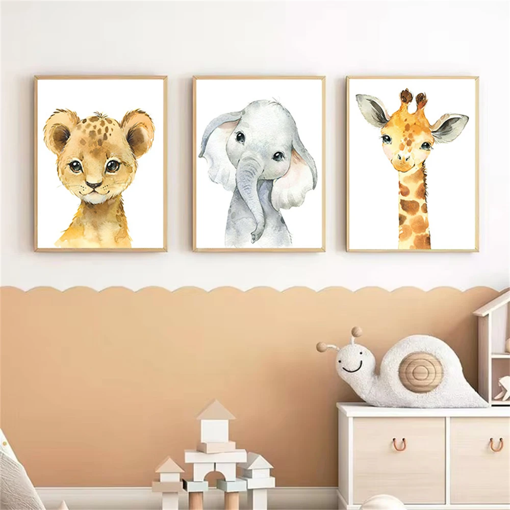 Zestaw dekoracji do pokoju dzi – Baby Nursery Jungle Animals recenzja i cena