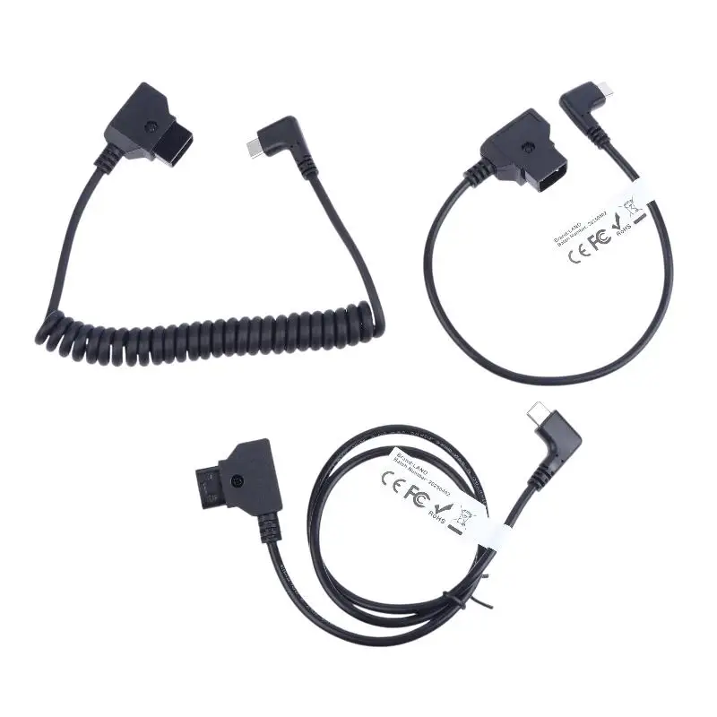 /KQM/Tap Input To Type-C Output Power Charging Wire Line Battery Power Supply Cord Cable For V Mount Battery D