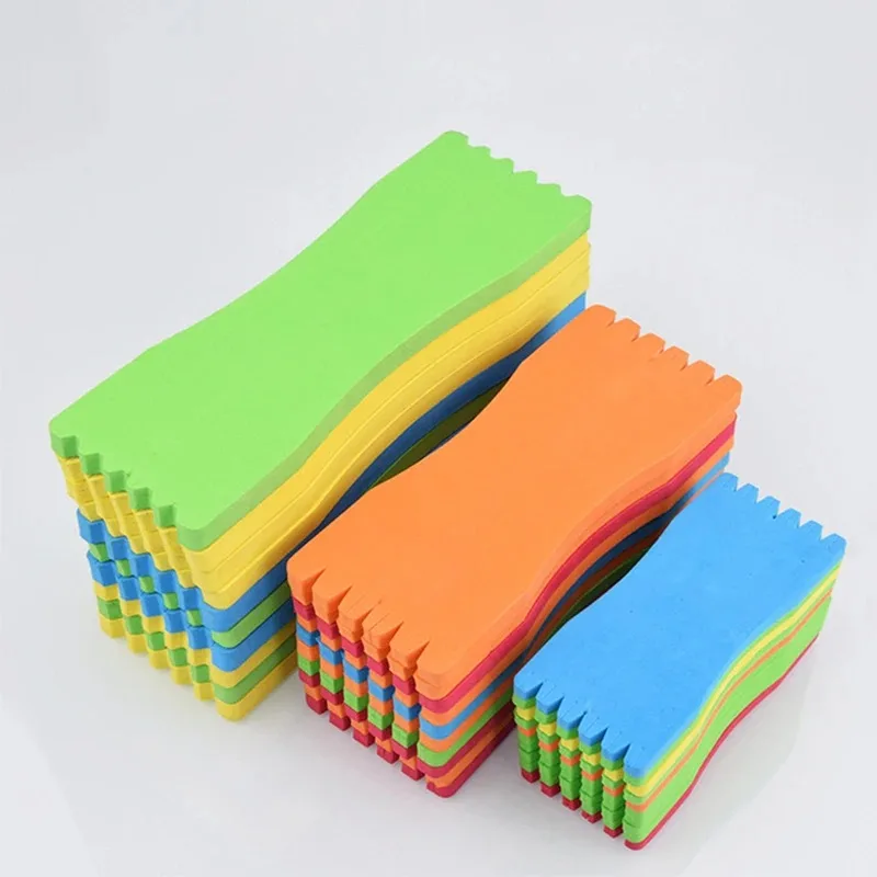 10Pcs Fishing Foam Spools Fishing Line Winding Board Rig Holder Fishing Line Accessories Rig Winders Random Colour image 5