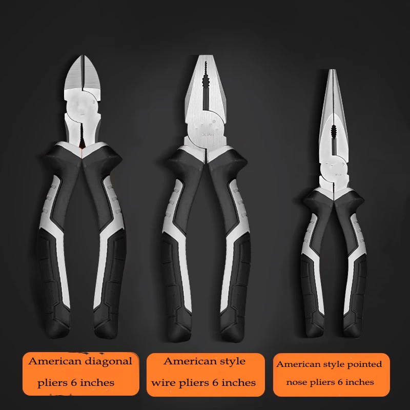 

Wire Pliers，Sharp Large Opening Diagonal Pliers Needle Nose Pliers