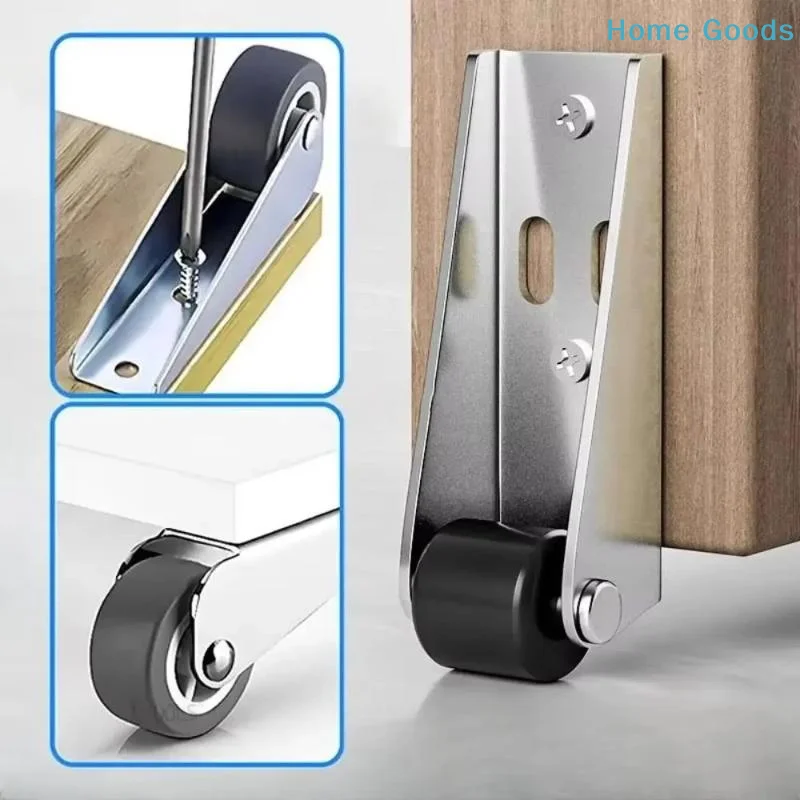 preferredMini Movable Directional Wheel Solid Fixed Roller Non-marking Wear Resistant Caster for Table Foot Shoe Rack Cabinet