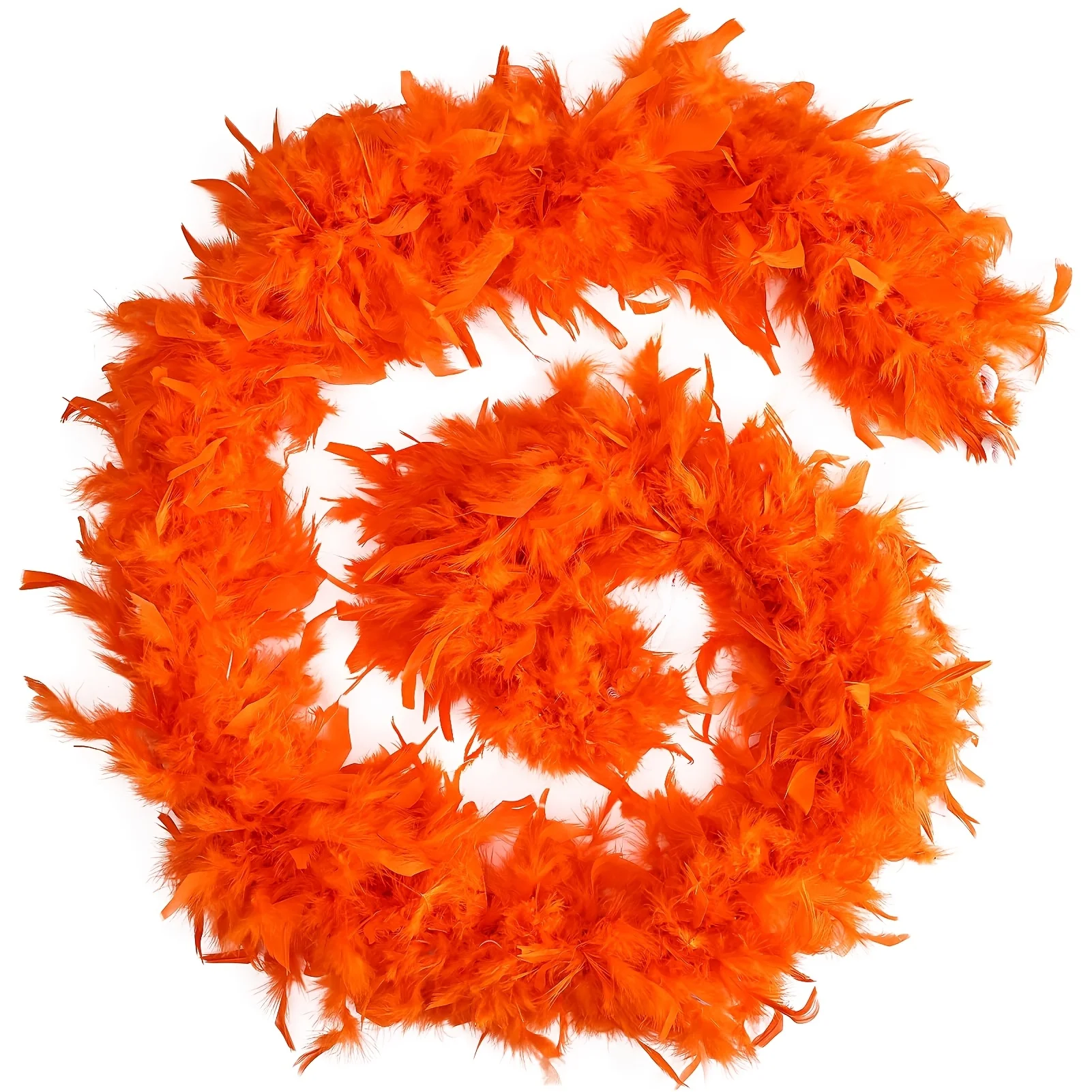 

Пушистый оранжевый боа из индейских перьев, 2 метра, 40 г, 60 г, 90 г, шарф с перьями Chandelle, шаль для украшения свадебного платья, одежды