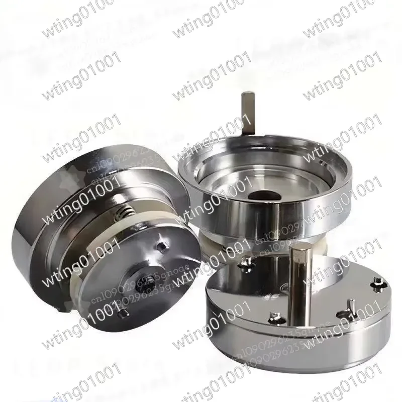 for Automatic Pneumatic Button Making Machine Double Flash Pin Press Tinplate Badge Stamper With Molds Included