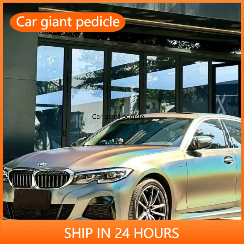 Highest Quality Matte Laser Grey Vinyl Wrap Film Car Wrap Film Non Degumming Non Fading Quality Warranty 1.52M*17M Roll