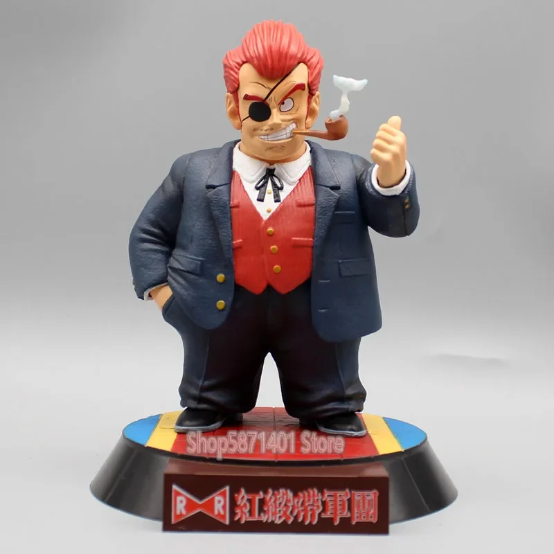 Figura de Dragon Ball GK XBD Commander, figura de acción General Azul Rojo, Cinta Roja, estatua de Anime del ejército de PVC, juguetes de colección, modelo de regalos