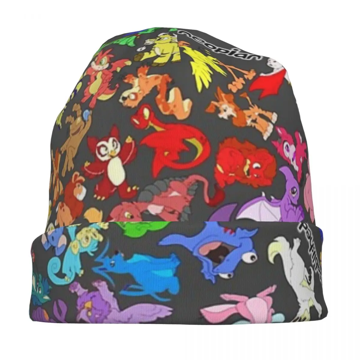 نيوسبلاش! جميع النيوبيتس، في جميع أنحاء الطباعة! Skullies Beanies القبعات قبعة الخريف الدافئة محبوك قبعات بونيه للرجال النساء الكبار