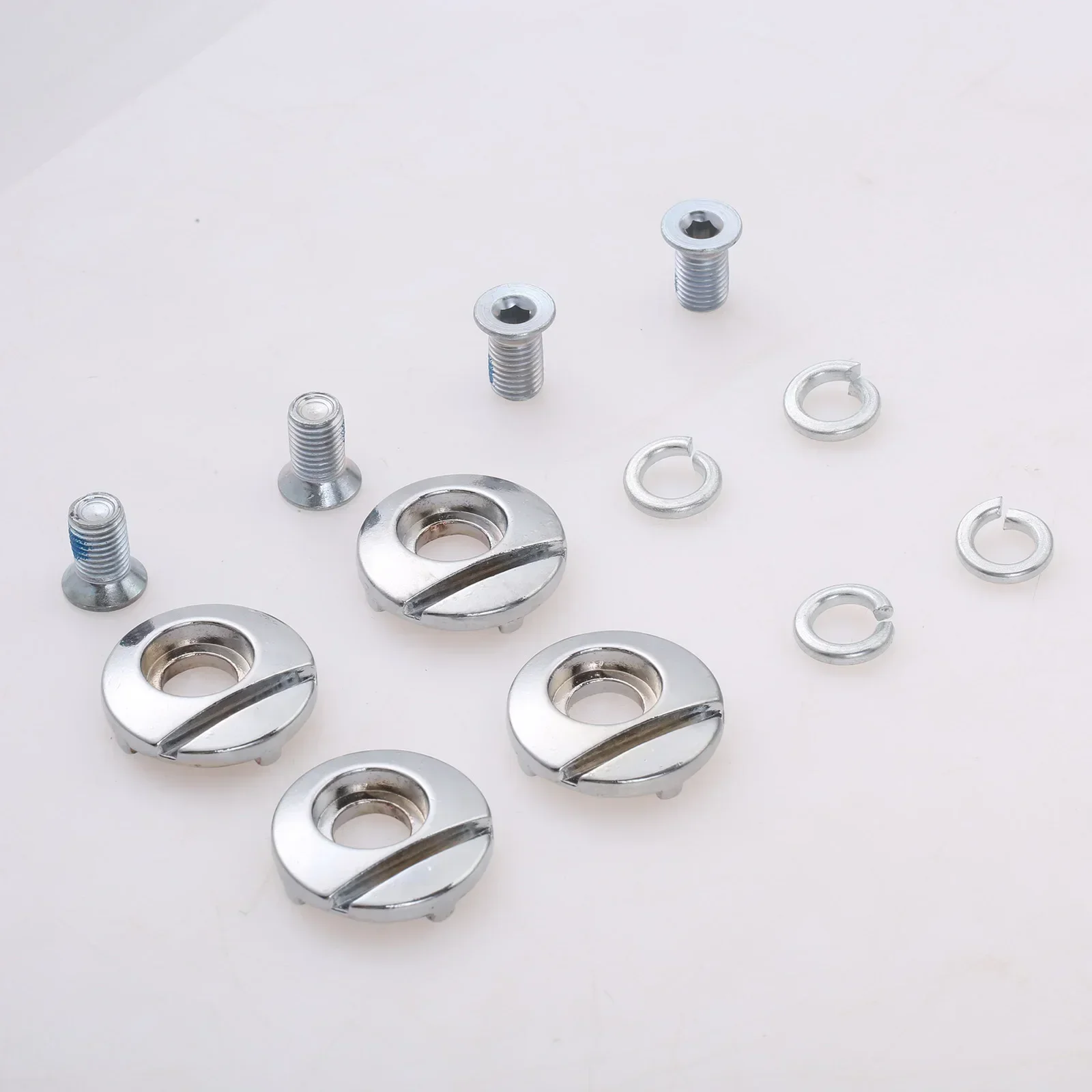 4Pcs Stainless Steel Roller Skates Shoes HV Mushroom Heads Nail Button Screws Gaskets Inline Skating Cuff Screws Inner Dia. 10mm