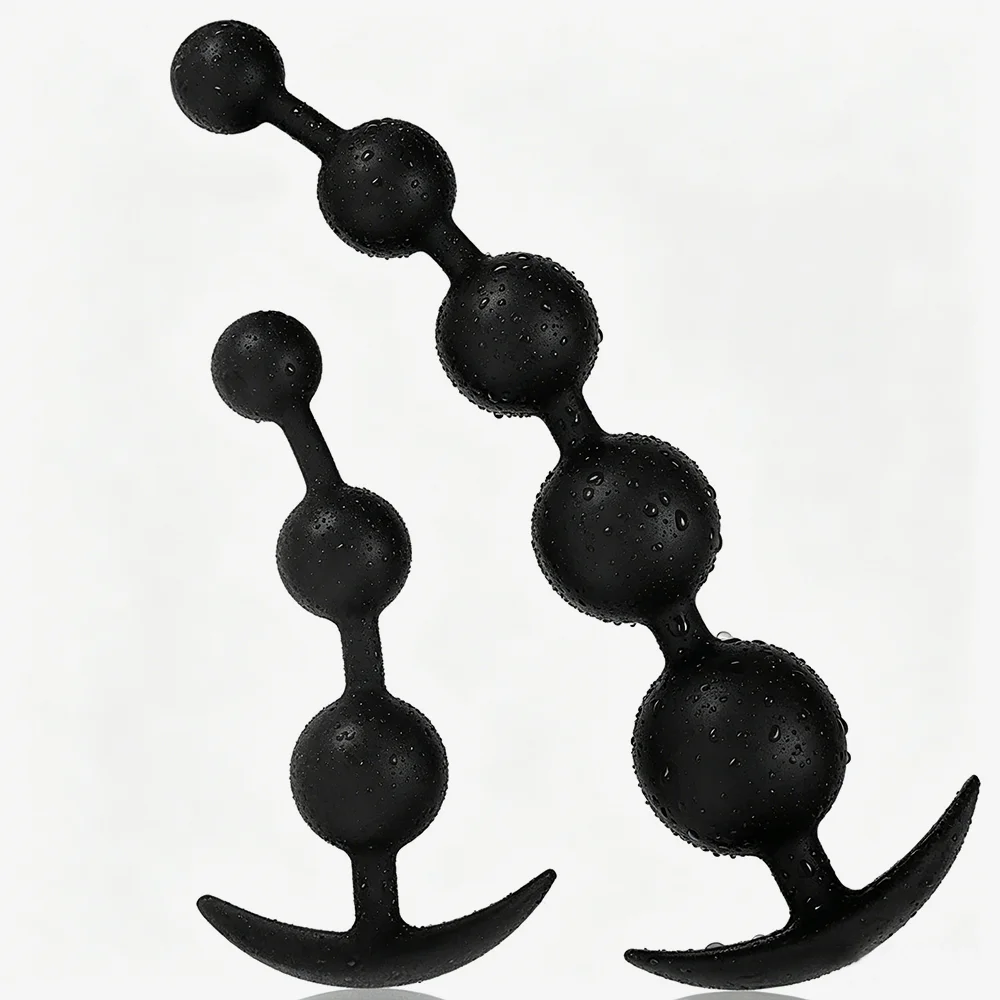 Silicone Anal Beads Dilator Big Anals Balls Long Ass Anus Butt Plug Hard Anal Plug Buttplug Anal Sex Toys Dildos for Women Men