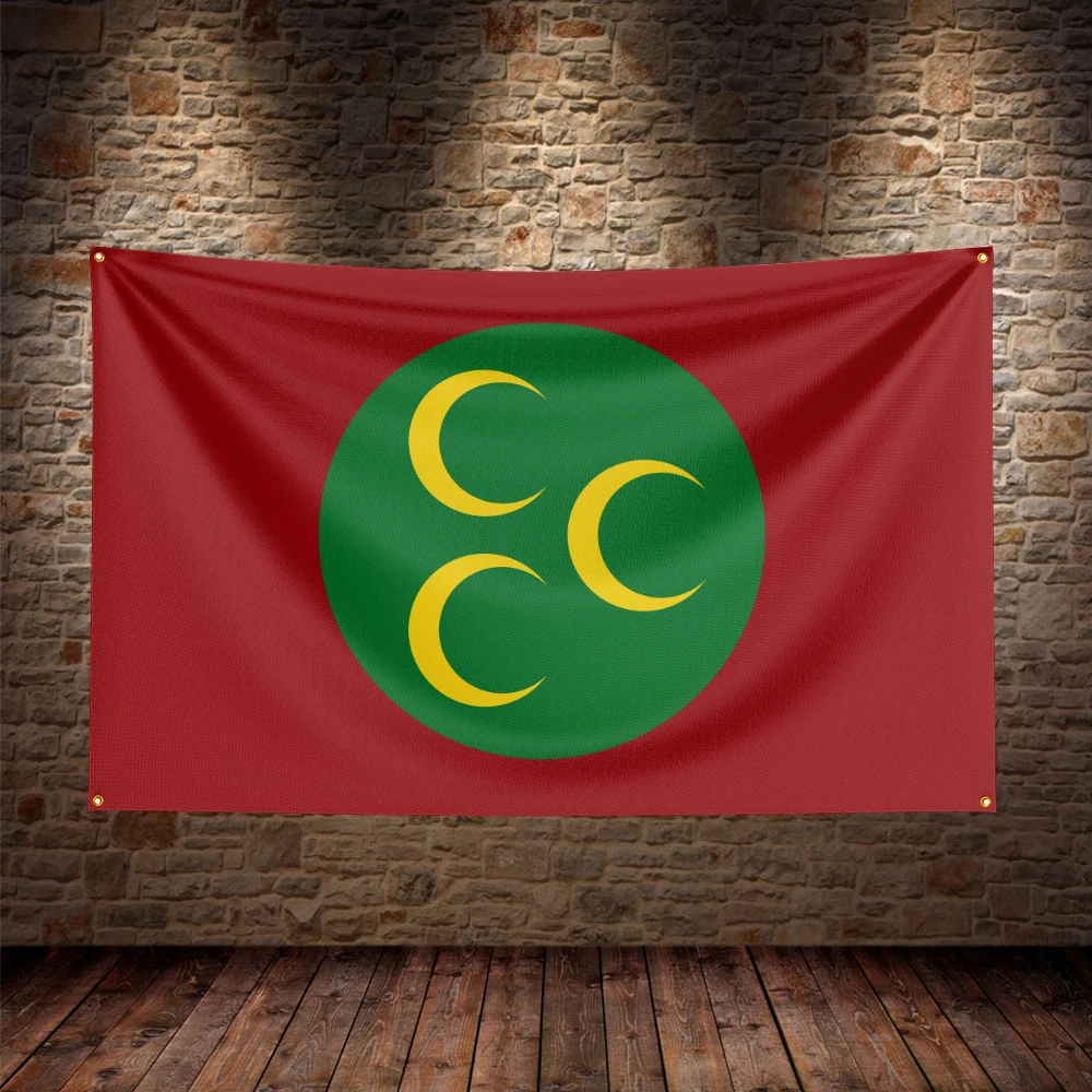 علم الإمبراطورية العثمانية 3X5Ft 1517-1793 علم للديكور #1