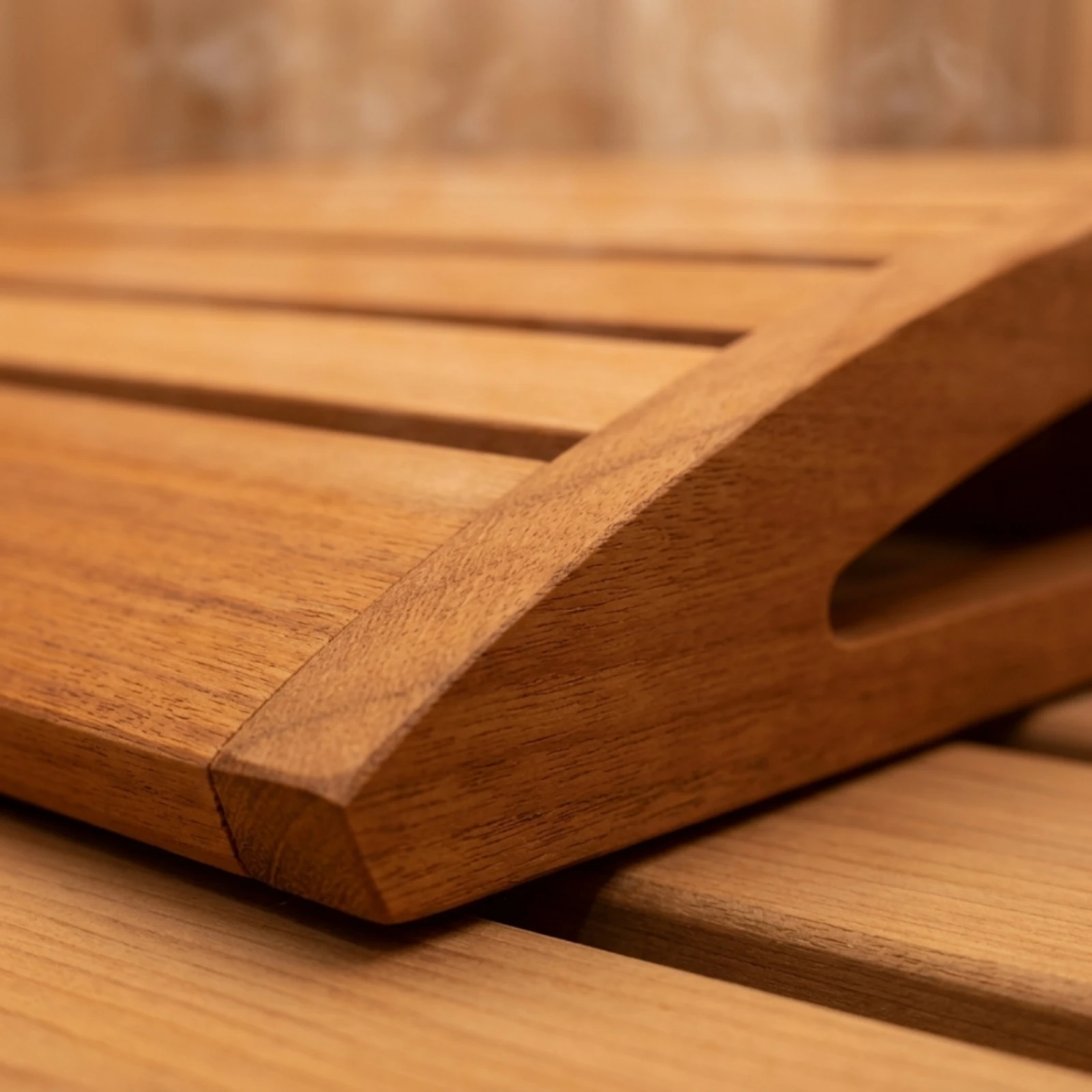 Wooden Sauna Backrest Slatted Sauna Backrest Accessory Comfortable Slimline for DIY Builders, Steam Room, Home Spa