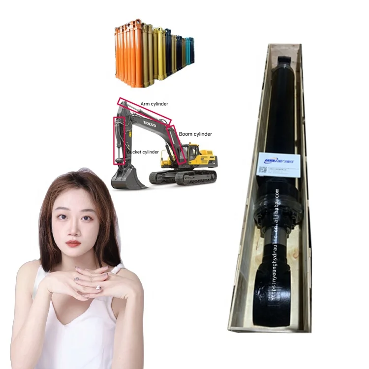 

Excavator Hydraulic Arm Boom Stick Bucket Piston Hydraulic Cylinder , 242-6731 2426731 3494126 349-4126 510-9212 5109212