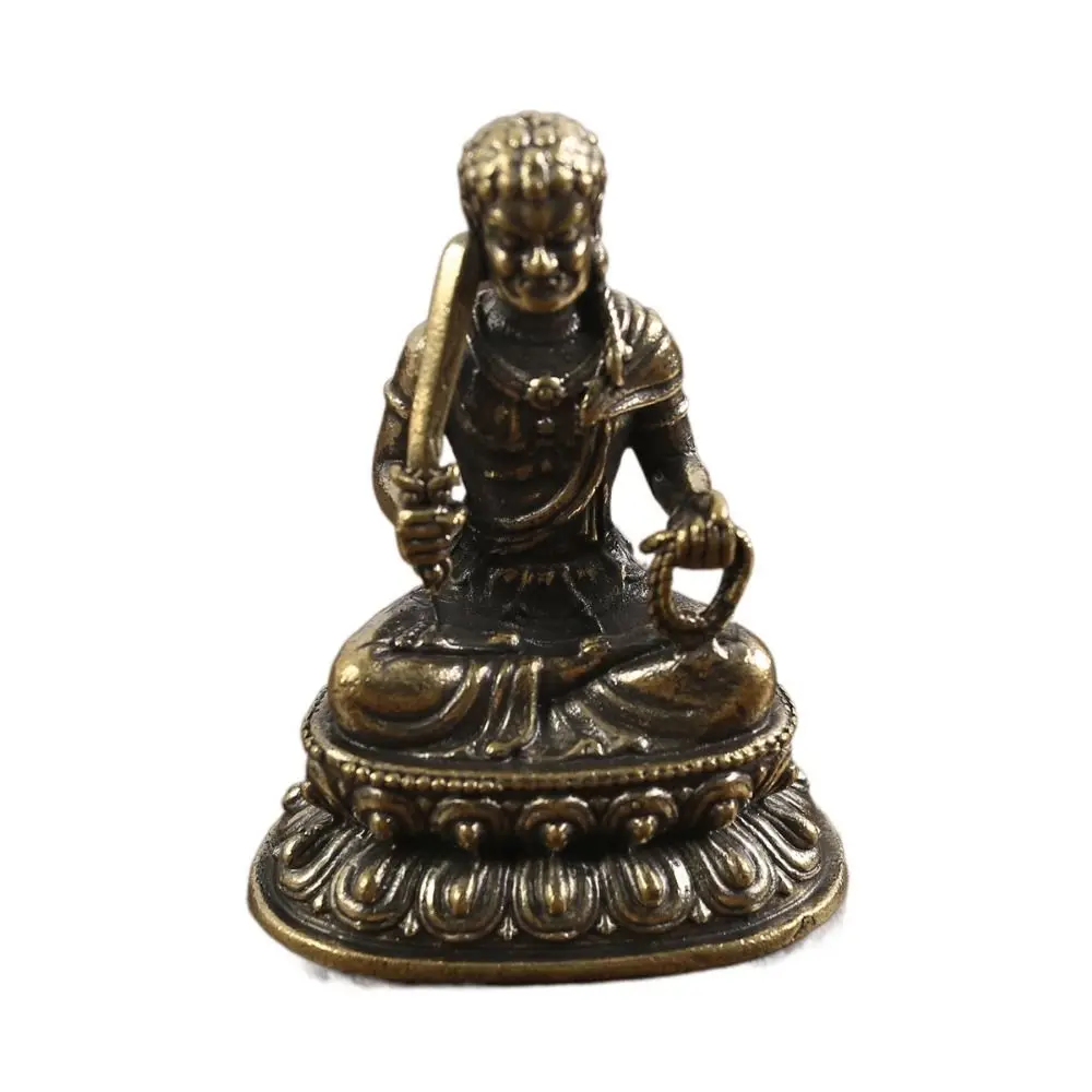 

Creative Unique Brass Buddha Statue Delicate 3D Desktop Buddha ​Figurine Copper Craft Buddha Small Ornaments Desktop