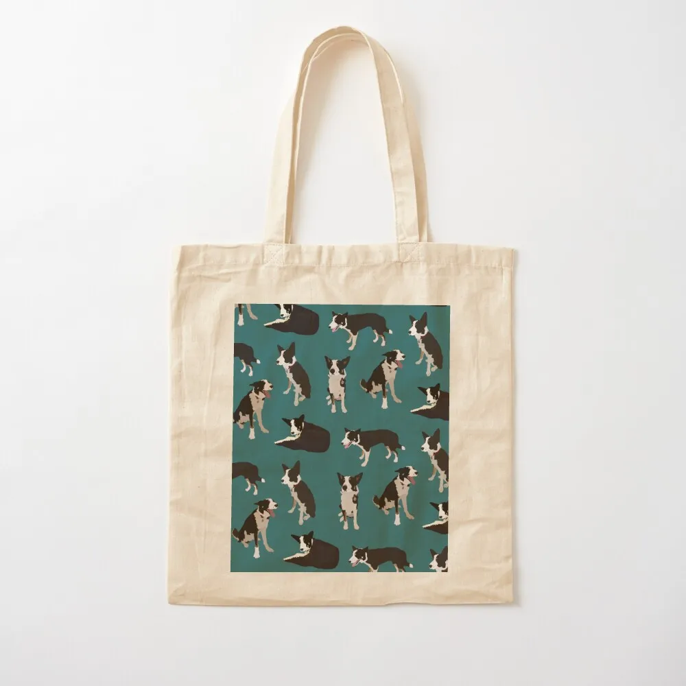 

Border Collies Tote Bag reusable shopping bag tote bags cloth bags Portable shopping bag shopper bags Canvas Tote