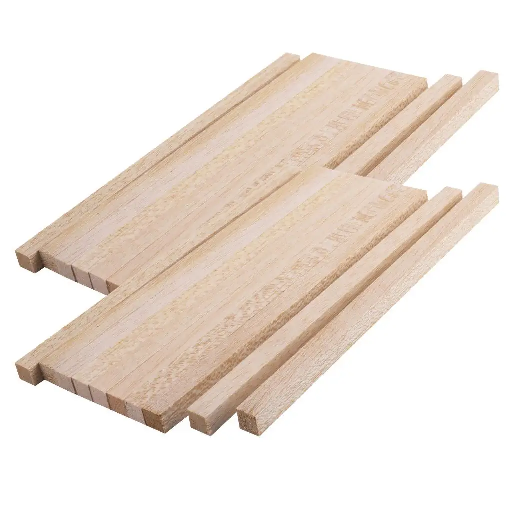 Bâtons en bois de tilleul de 20cm, fournitures artisanales pour projets de bricolage faits à la main, bloc en bois pour loisirs