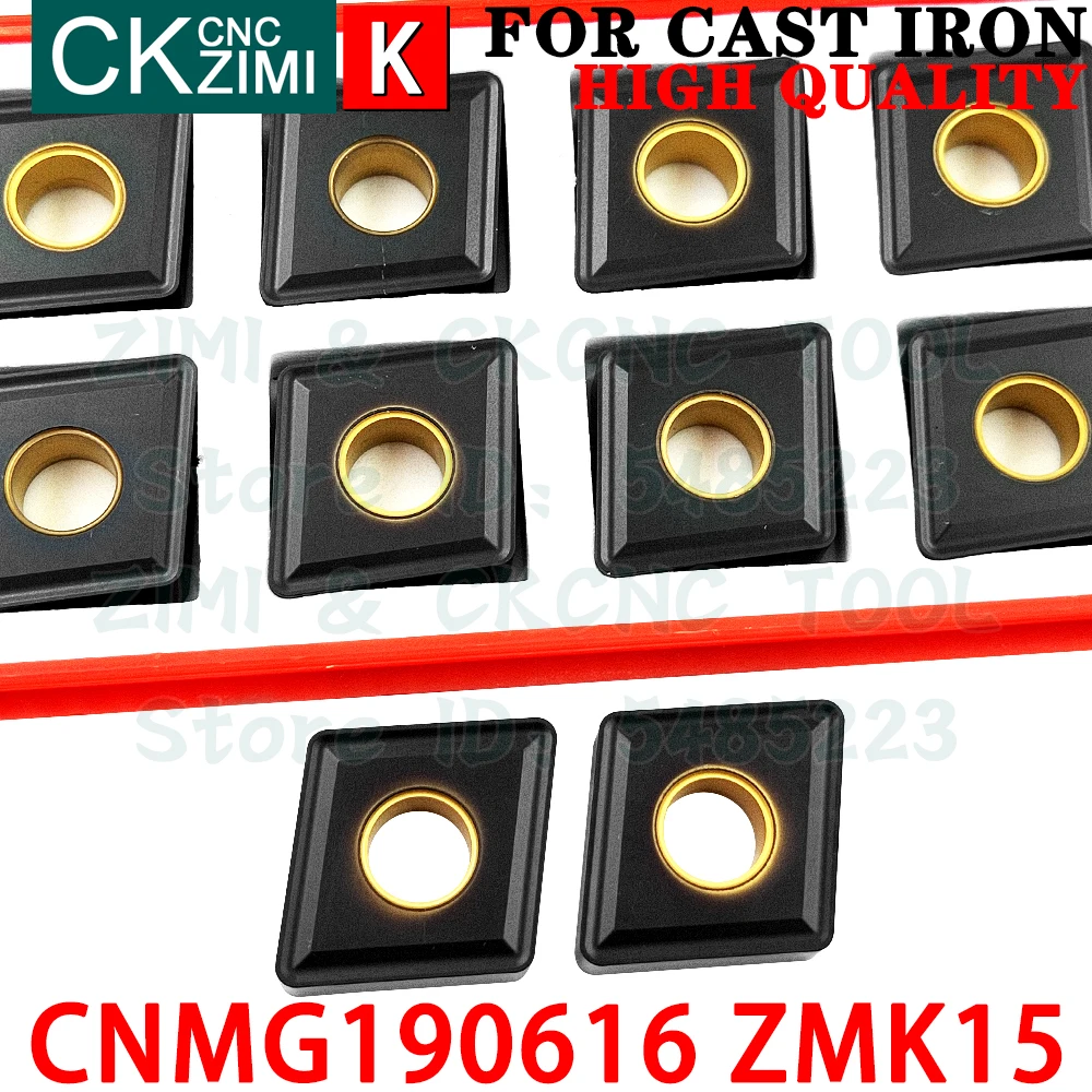 CNMG190616 ZMK15 CNMG 190616 Carbide Inserts External Tunring Insert Tools CNC Mechanical Metal Lathe Cutting Tool For Cast Iron