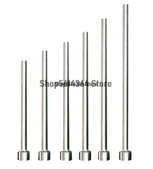 0.8 1 1.5 1.1 2 2.5-2.9mmTip 150mm Length Steel Straight Injection Mould Ejector Pin Die Thimble 65mn 5 Pcs