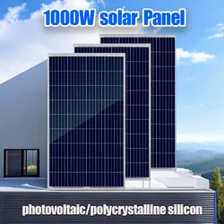 1000w Solar panel Kit complete100a Controller USB-Anschluss tragbares Solar batterie ladegerät für Outdoor-Camping Power Bank