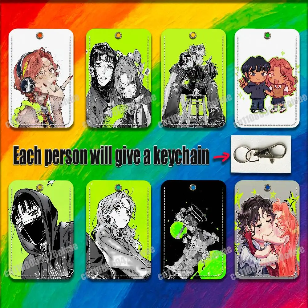 Mitsuki Koga Aya Tgswiiwagaa Para Clips de Identificação, Porta-Cartões de Crédito, Acesso Bancário, Capa Decorativa para Cartão de Água, Bolsa, Chaveiro