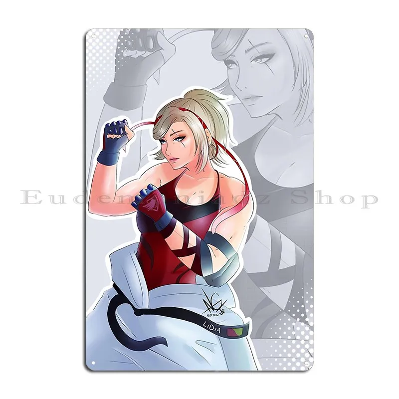 Lidia Tekken 1 Metal Sign Living Room Wall Decor Printed Wall Decor Party Tin Sign Poster