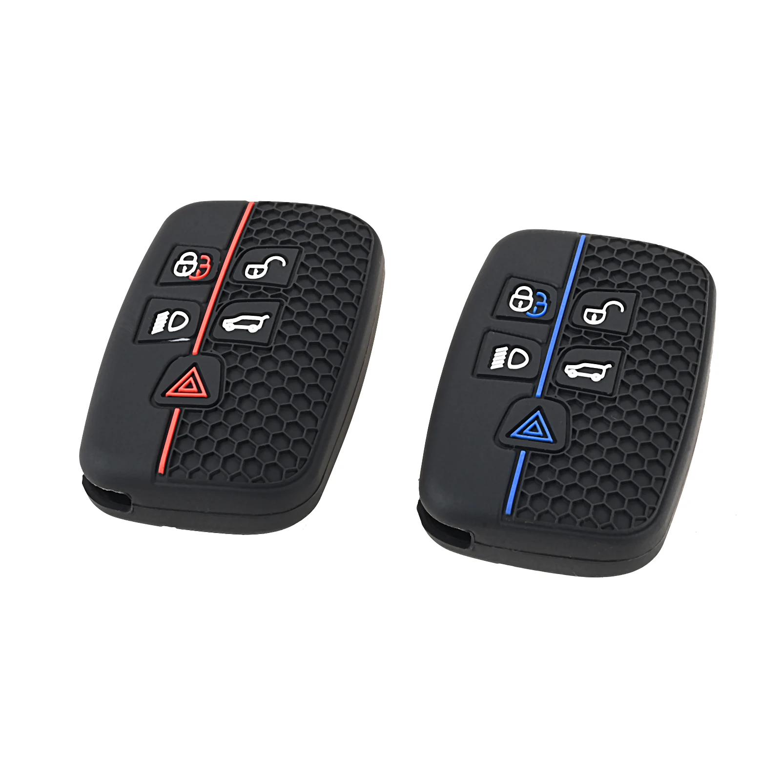 

1pc 5 Buttons Car Key Case Silicone Remote Key Cover for Range Rover Sport Evoque for Land Rover Discovery4 for Jaguar XE XF XJ