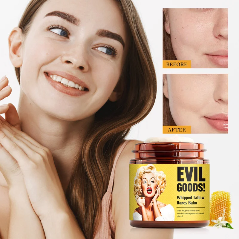 

Увлажняющий крем Tallow And Honey для лица и тела питает подтягивает и восстанавливает кожу