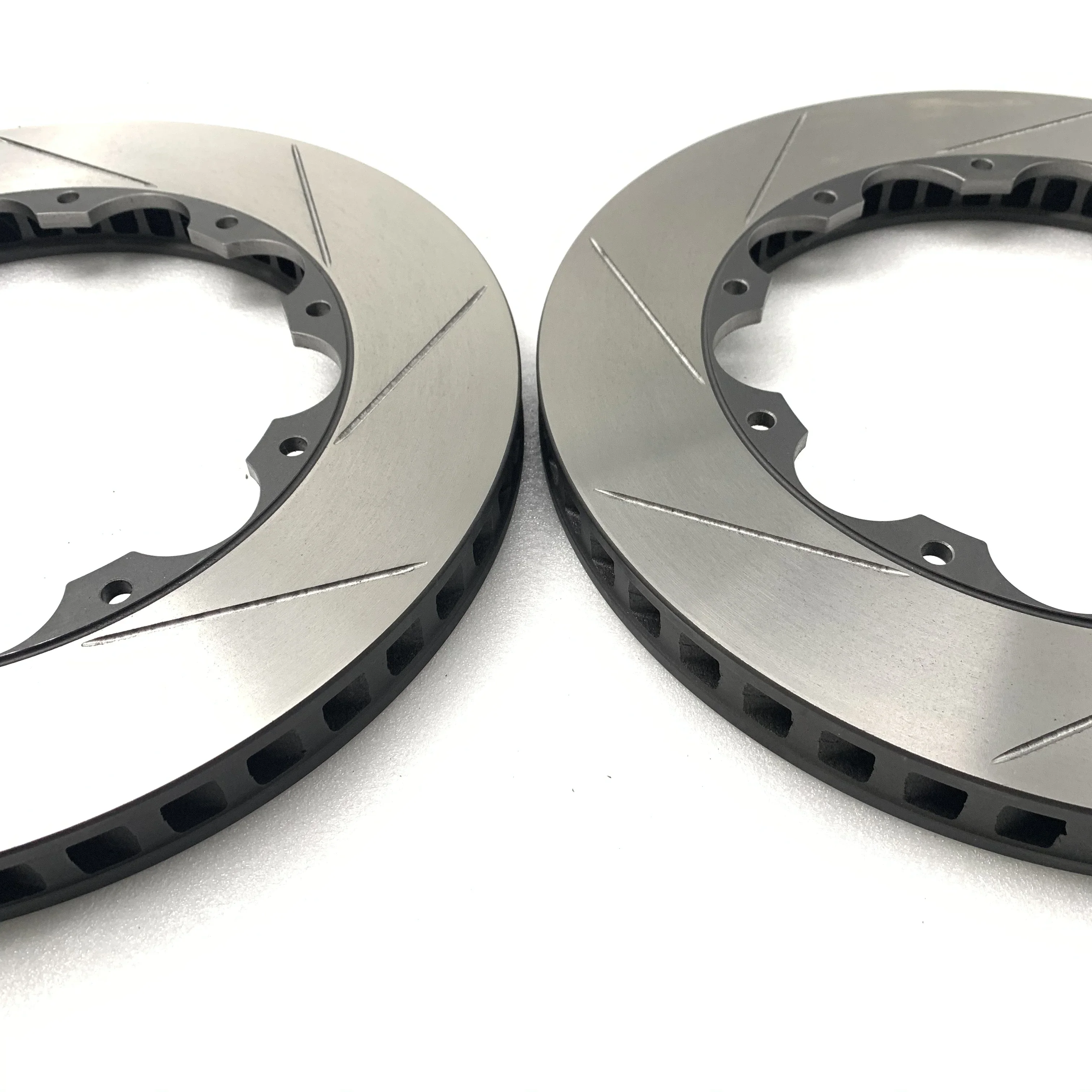 Disco forato a macchina in ferro con rotore freno 380x34 mm personalizzabile di fabbrica per varie auto