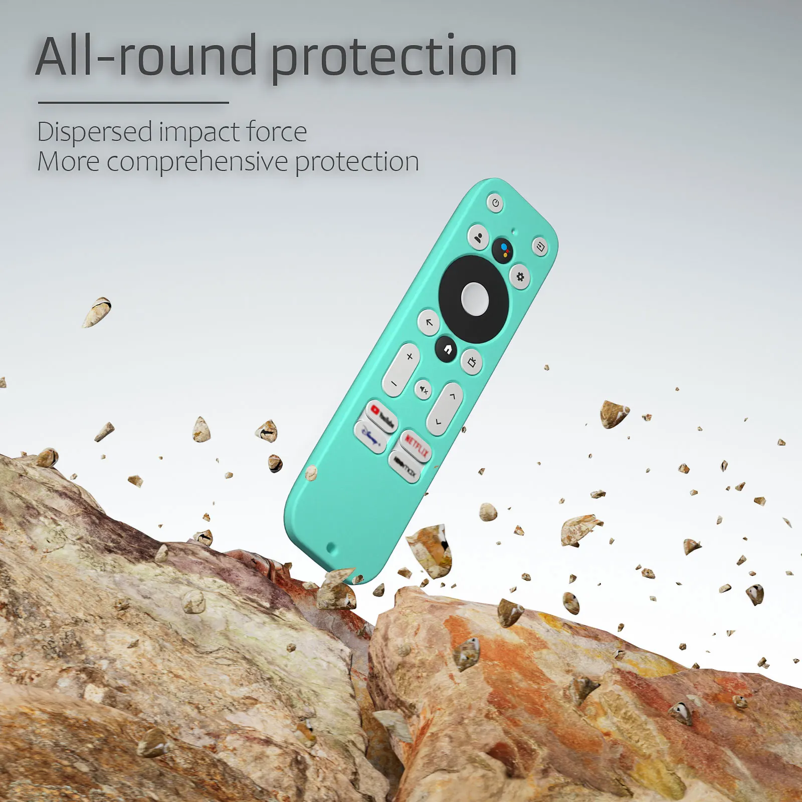 For Hako Onn 4K / Homatics/Mecool Google KM2/KM2 PLUS KD3 KM7 Tivo Stream 4K anti-slip remote control case silicone protective