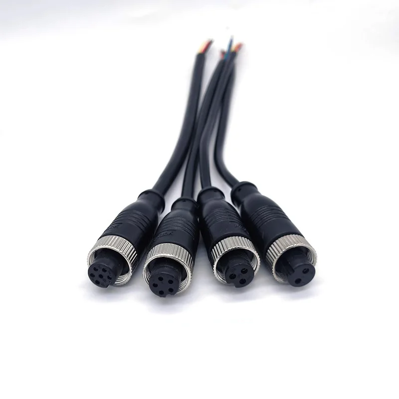 5/20/100PCS 12mm-2/3/4/5/6 Pin Extension Connector Cable GX12 Male Female Plug with Wire AerialTensile Special Plugs