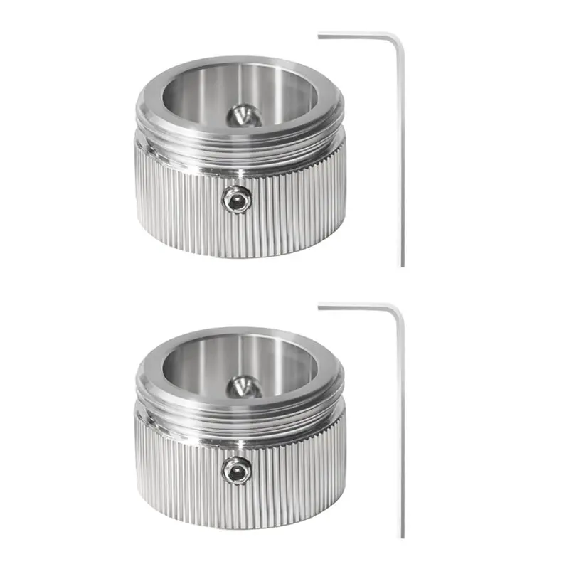 AB42-Non-Slip Grip Heating Gate Adapter In Stainless Steel For Home Radiator Thermostat Installation And Repair 2Pcs Nonslip