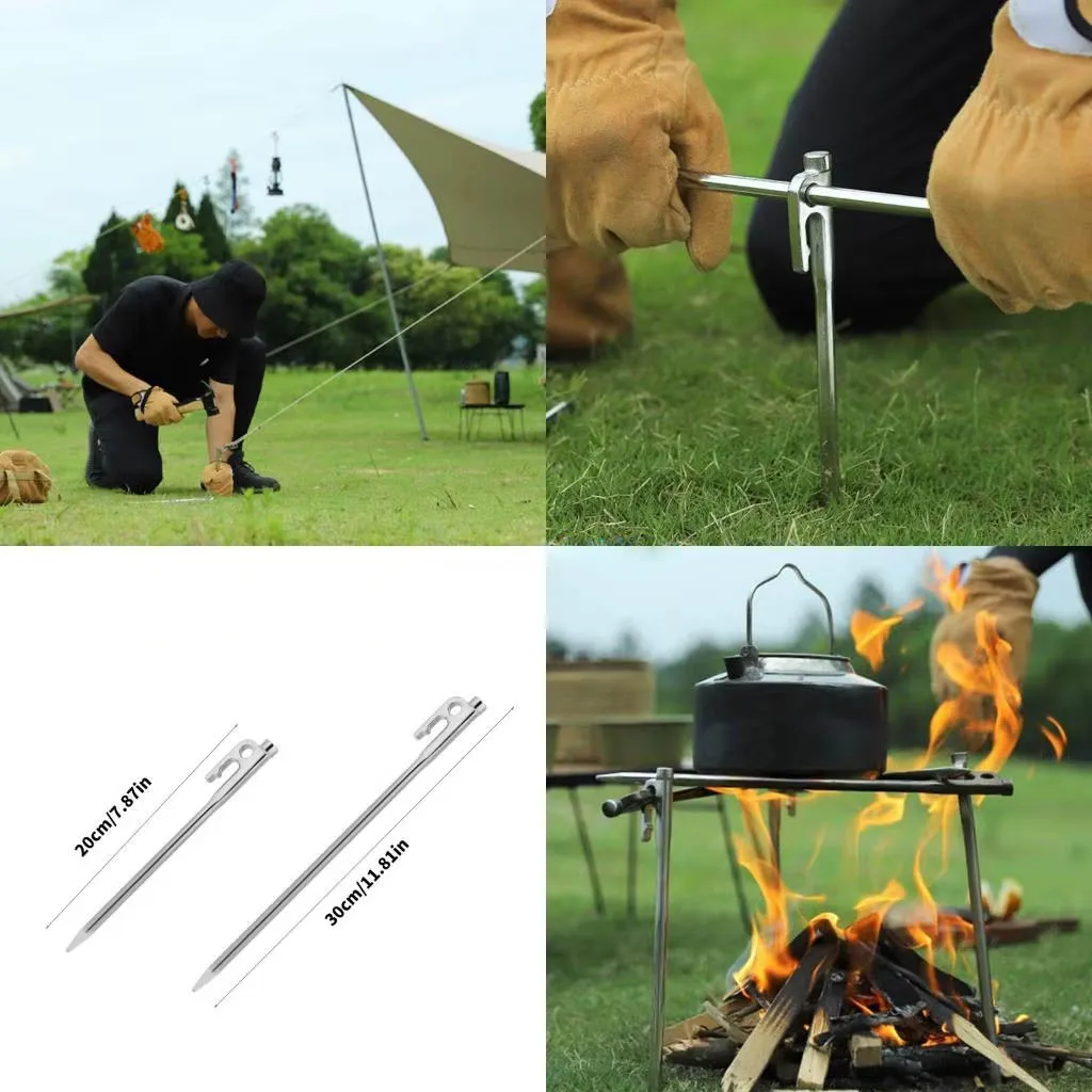 

20/26/30/35/40 см колышки для уличной палатки, стальные колышки для кемпинга, колья для кемпинга, аксессуары для кемпинга, ветрозащитные колышки