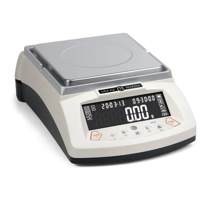 Real-time Temperature Compensation Laboratory High-Precision Balance 6100g 0.01g with High Capacity VATN Backlit LCD Display