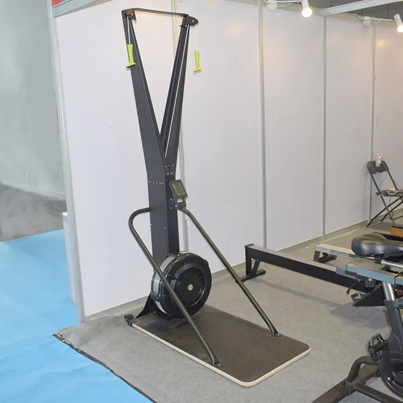 Equipo de ejercicio de Fitness para interiores, máquina de esquí de entrenamiento de rehabilitación de fuerza con resistencia de 10 niveles