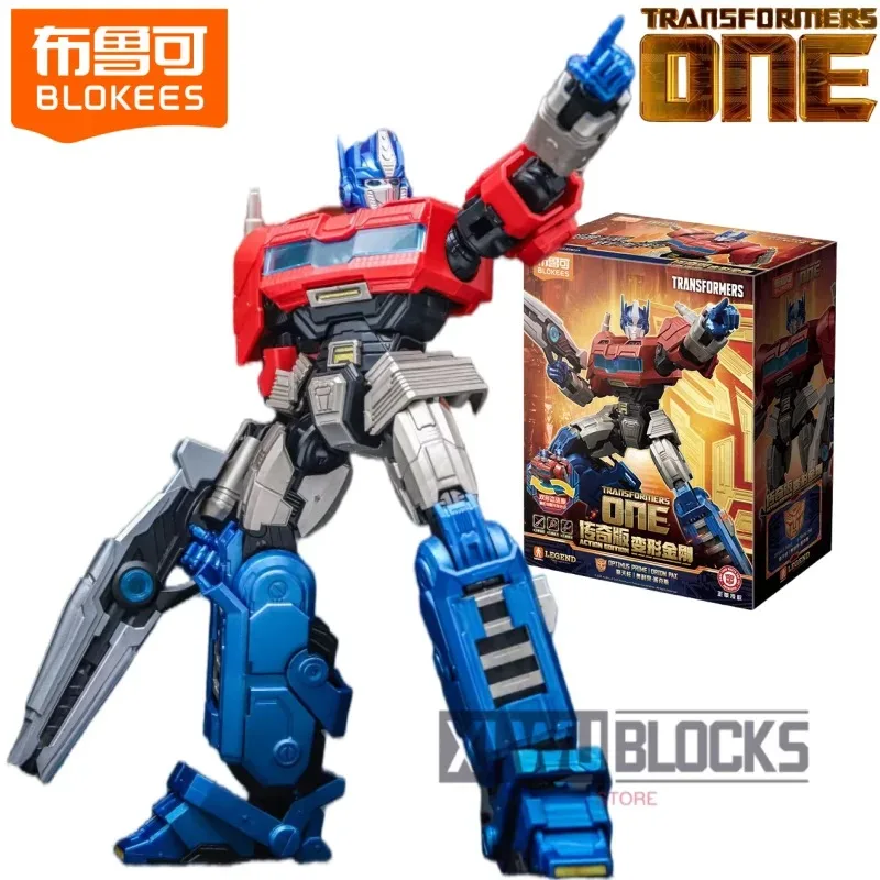 

Blokees Building Block Man Transformers One Legendary Edition Optimus Prime Bimodal Switching Подвижная модель Сращивание игрушки в подарок